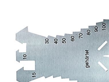 Stubai ridsesmål 140x100x1,3mm - Rustfri til zink