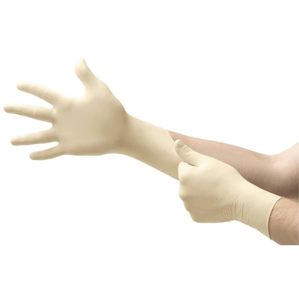 Ansell MICROFLEX® 63864090 100 st Naturlatex Engångshandske Storlek (handskar): 9 EN 421:2010, EN 420-2003, EN 374-5, E
