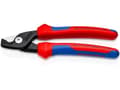 Miniatyrbilde 1 av 5: Knipex StepCut, Strømkabelkutter, Sort, Blå, Rød, 1,5 cm, 50 mm², 160 mm, 240 g