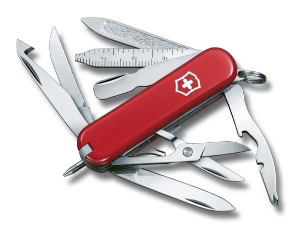 Victorinox MiniChamp, Klappkniv uten lås, Multiverktøyskniv, 15 mm