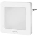Miniatyrbild 1 av 4: LogiLink LED013 LED013 LED- Nattljus med skymningssensor Kvadratisk LED Varmvit Vit