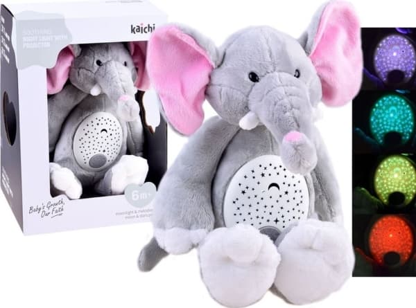 Jokomisiada Plysj projektor Elephant musikkboks elefant ZA3419