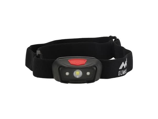 ELWIS LIGHTING Elwis PRO Aktiv H360R pandelampe, genopladelig, 360 lumen, rødt "night-light" lys