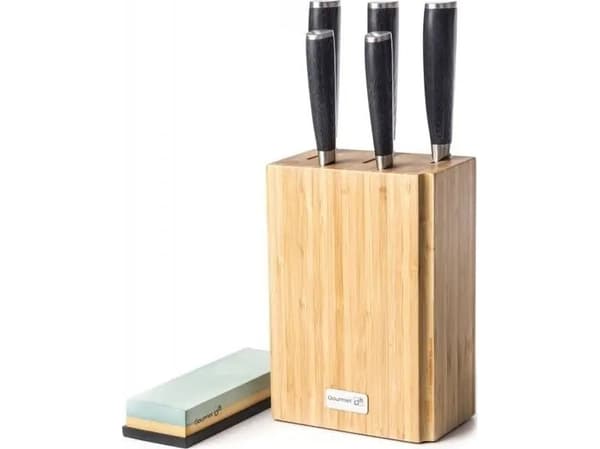 Sourcing Knife set G21 Damascus Premium 6002299 5 pcs. + sharpener