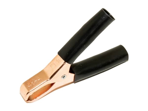 Mueller Electric BU-46A-0 #####Miniature battery clamp Copper, Black Puristusalue max: 29 mm Pituus: 74 mm 1 kpl