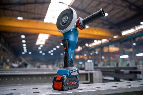 Bosch GWS 18V-15 PSC PROFESSIONAL, 11000 RPM, 12,5 cm, Batteri, 8 Ah, 2,3 kg, Børsteløs motor