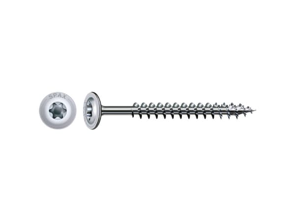SPAX 251010801005 Tallerkenskruer 8 mm 100 mm T-profil Stål Hærdet 50 stk