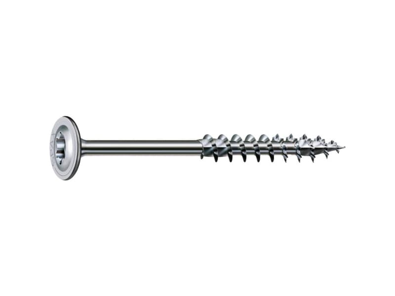 SPAX 251010600805 Tallerkenskruer 6 mm 80 mm T-profil Stål Hærdet 100 stk