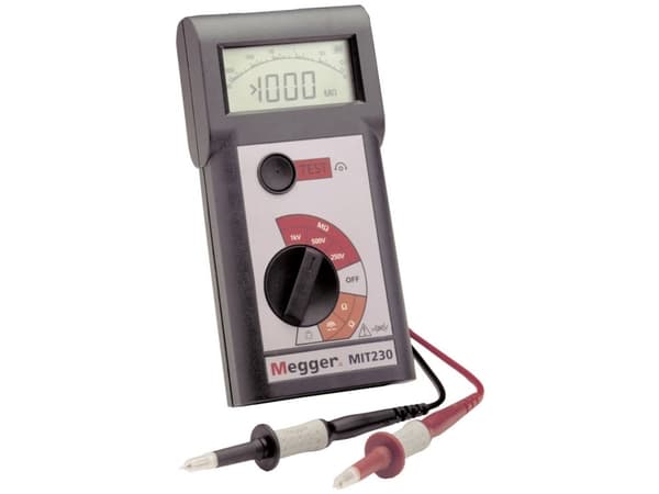 Megger MIT230HD-EN Isolationsmåler 250 V, 500 V, 1000 V 999 MΩ
