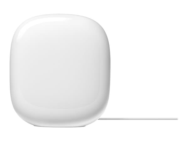 Google Nest Wifi Pro - Wifi-system - (router) - upp till 120 kvadratmeter - mesh 1GbE - Wi-Fi 6E - flera band