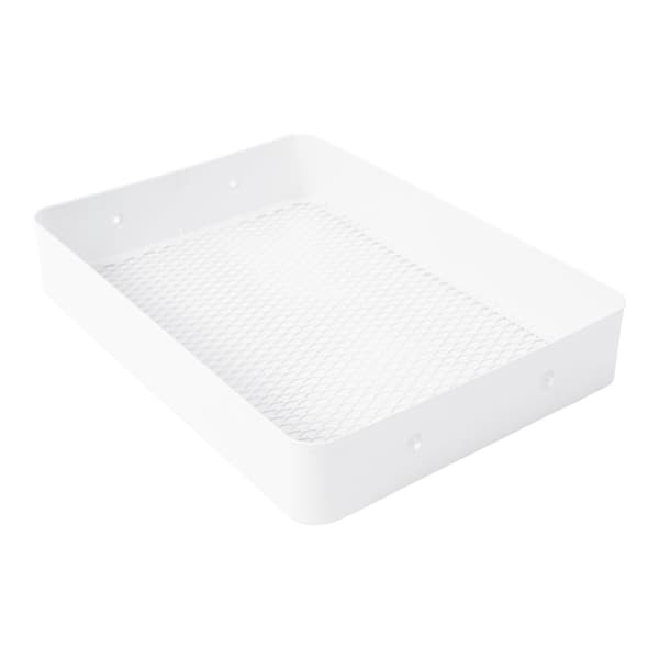 Serveringsvagn Pyhäntä 78,5x46x35 cm stål vit [en.casa]