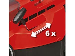 Einhell RASARRO 36/36 (2x3,0Ah Plus), Manuell gressklipper, 400 m², 36 cm, 2,5 cm, 7,5 cm, 45 l