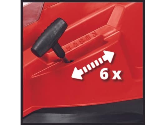 Einhell RASARRO 36/40 (2x4.0Ah), Manuell gressklipper, 500 m², 40 cm, 2,5 cm, 7,5 cm, 50 l