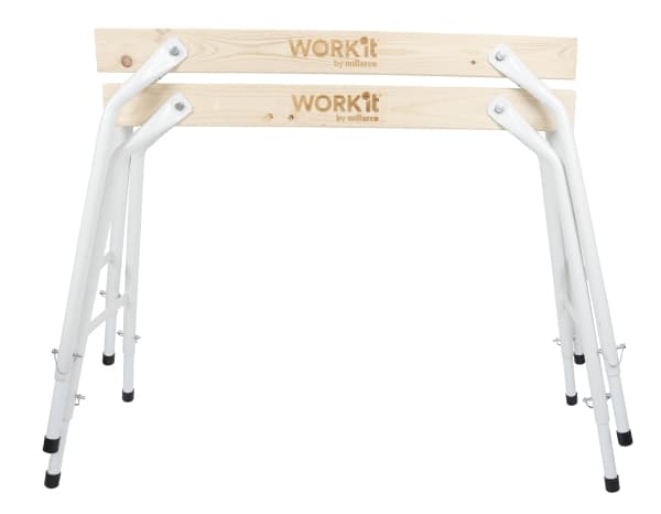 Work>it® foldebukke med teleskopben 2-pak