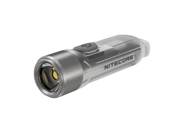 Nitecore TIKI, Käsikokoinen taskulamppu, Harmaa, Polykarbonaatti (PC), Painikkeet, Kosketus, 1 m, IP66 Harmaa