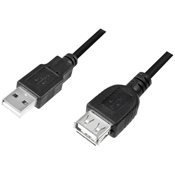 LogiLink Seriell Adapter [1x USB 2.0 A hane - 1x RS232-kontakt] Svart