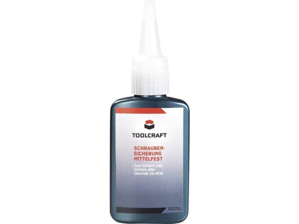 TOOLCRAFT TO-8193909 Skruvlås Styrka: medium 50 ml