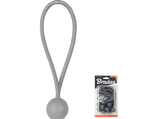 Bradas 10 pcs. set of gums with a ball 10x15cm gray Bradas 5365