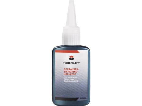TOOLCRAFT TO-8192499 Skruvlås Styrka: hög 50 ml