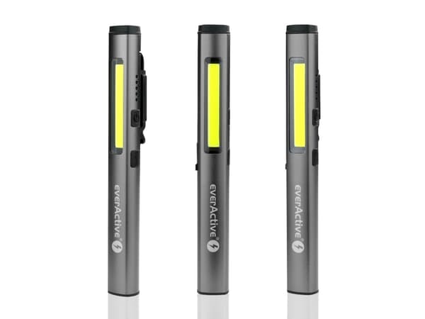 Ladattava LED-työpajan tarkastuslamppu everActive PL-350R UV-säteilylampulla