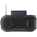 Miniatyrbild 2 av 4: Utomhusradio Renkforce RF-CR-300 FM, AM uppladdningsbart, Solcellspanel, Handvev, Ficklampa Svart