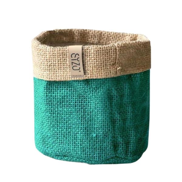 Sizo Waterproof Plant Bag gjord av Jute 25 cm Bensin