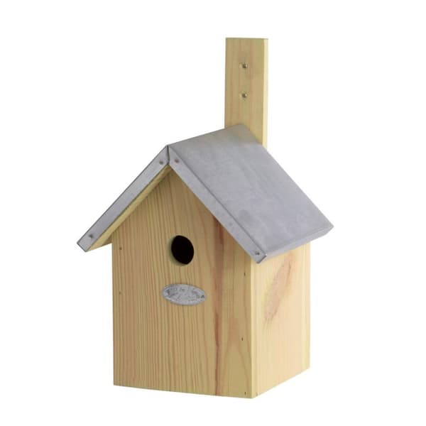 Esschert Design Wooden Red Box Blue Mejs