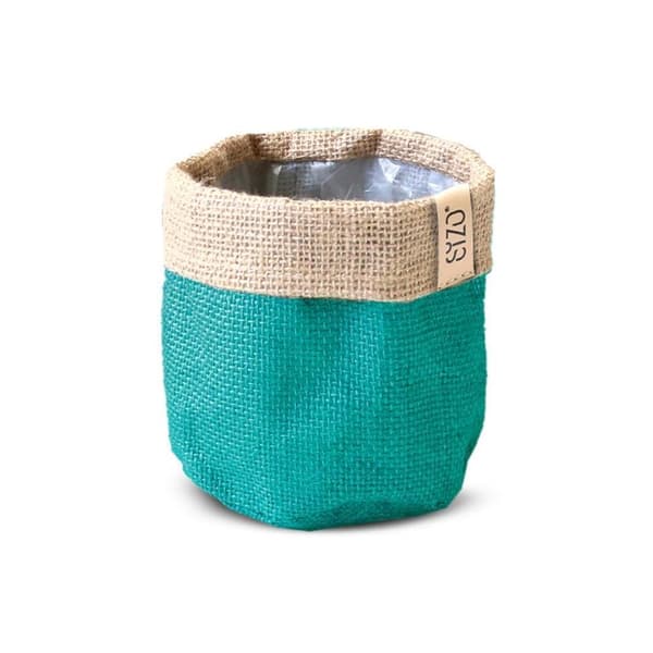 Sizo Vandtæt Plantetaske lavet af Jute 13 cm Benzin