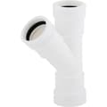 Miniatyrbillede 1 af 2: Scanpart 1190004046 Y-stykke tørretumbler Hvid Clamp version