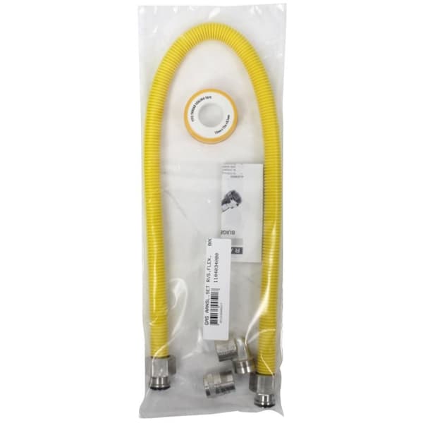 Scanpart Gasanslutningsset Rostfritt Stål Flexibel 80cm