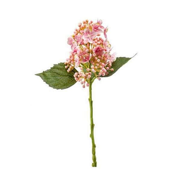 Kunstig blomst Hortensia 38 cm Pink