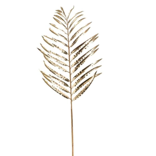 Kunstig Blomst Palmeblad Guld 85 cm