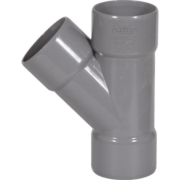Perus Y-kappale 40mm-45 3xsocket