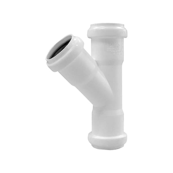 Basic Y-stycke 40mm-45 3xstrumpa Vit Pp