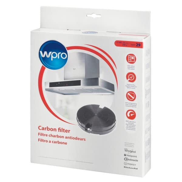 WPRO Typ29 Kolfilter 29 Svart