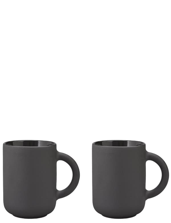 Stelton - Theo mug 0.35 l. 2 Pcs black