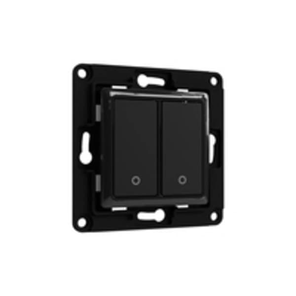 Shelly Shelly Wall switch 2 - black Smart ljusströmsbrytare till vägg