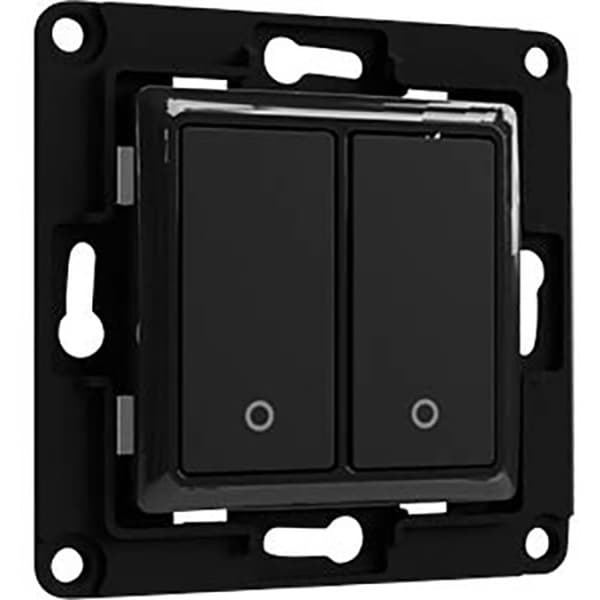 Shelly Shelly Wall switch 2 - black Smart ljusströmsbrytare till vägg