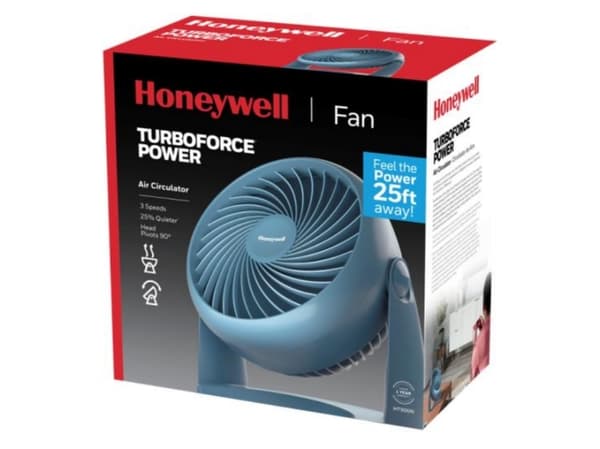 Honeywell HT900NE4, Husholdningsvifte, Blå, Gulv, Bord, 50 dB, 90°, 1,83 m