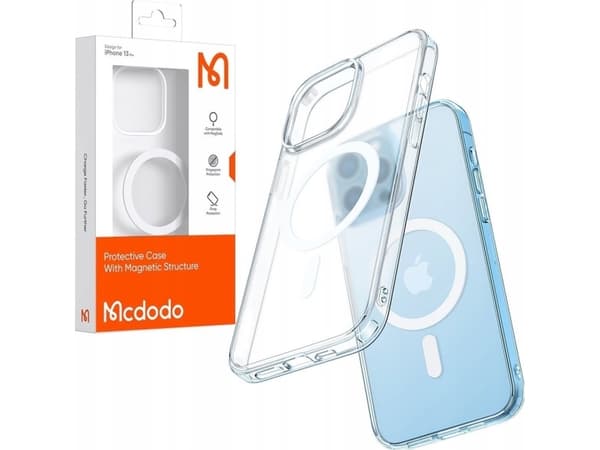 Läpinäkyvä magneettikotelo Mcdodo PC-1890 iPhone 12/12 Pro, Magsafe