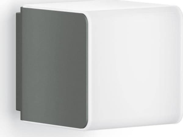 STEINEL L 830 LED iHF, Väggbelysning för utomhusbruk, Antracit, Vit, Plast, IP44, IK03, Rörelsesensor Antracit, Vit