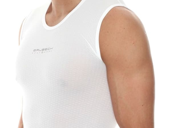 Brubeck Miesten Base Layer T-paita SL10100 valkoinen r. XL