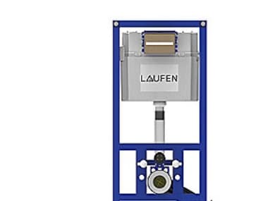 Laufen LIS indbygningscisterne 112 cm - frontbetjent - inklusivinen vægbeslag og tilbehør