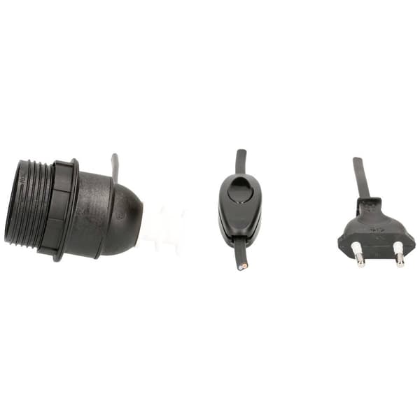 Max Hauri 111816 Lampsockel E27 230 V med eurokontakt