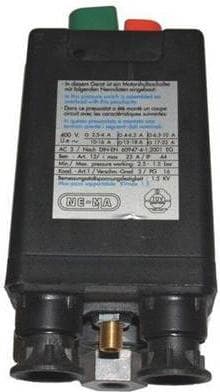 Aerotec Nema switch 400V 3-vejs 3/8" 6,3-10 A - udtag 3 - 1/4" trykluftpressostat 1 stk (9063148)