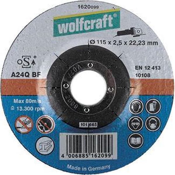 Wolfcraft 5 kapskivor 1620300 diameter 115 mm 5 st (1620300)