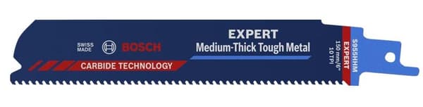 Bosch Expert Medium-Thick Tough Metal S 955 HHM - savklinge - til stålrør, stål, profiler, rustfri stålplader - længde: 150 mm - bredde: 25 mm