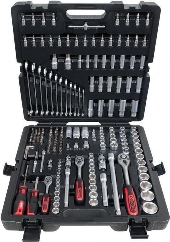 KS TOOLS 1/4" + 3/8" + 1/2" topnøglesæt, 216 stk. (917.0216)