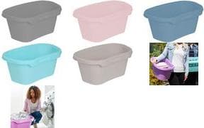 pidin "tilda" pyykkiallas, leveys: 575 mm, pohjoismainen vaaleanpunainen ergonominen muoto, tilavuus: 30,5 litraa, materiaali: - 1 kpl (1009258100000)
