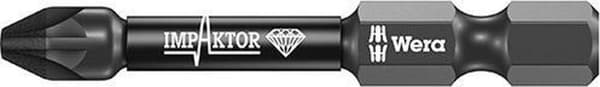 Wera 05057662001 Phillips bit 3 F 6,3 5 stykker (05057662001)